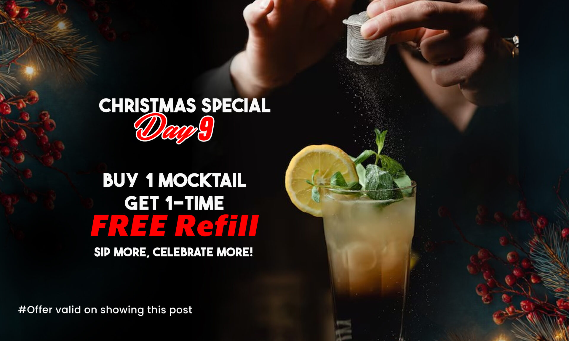 Day 9 – Sip More, Celebrate More